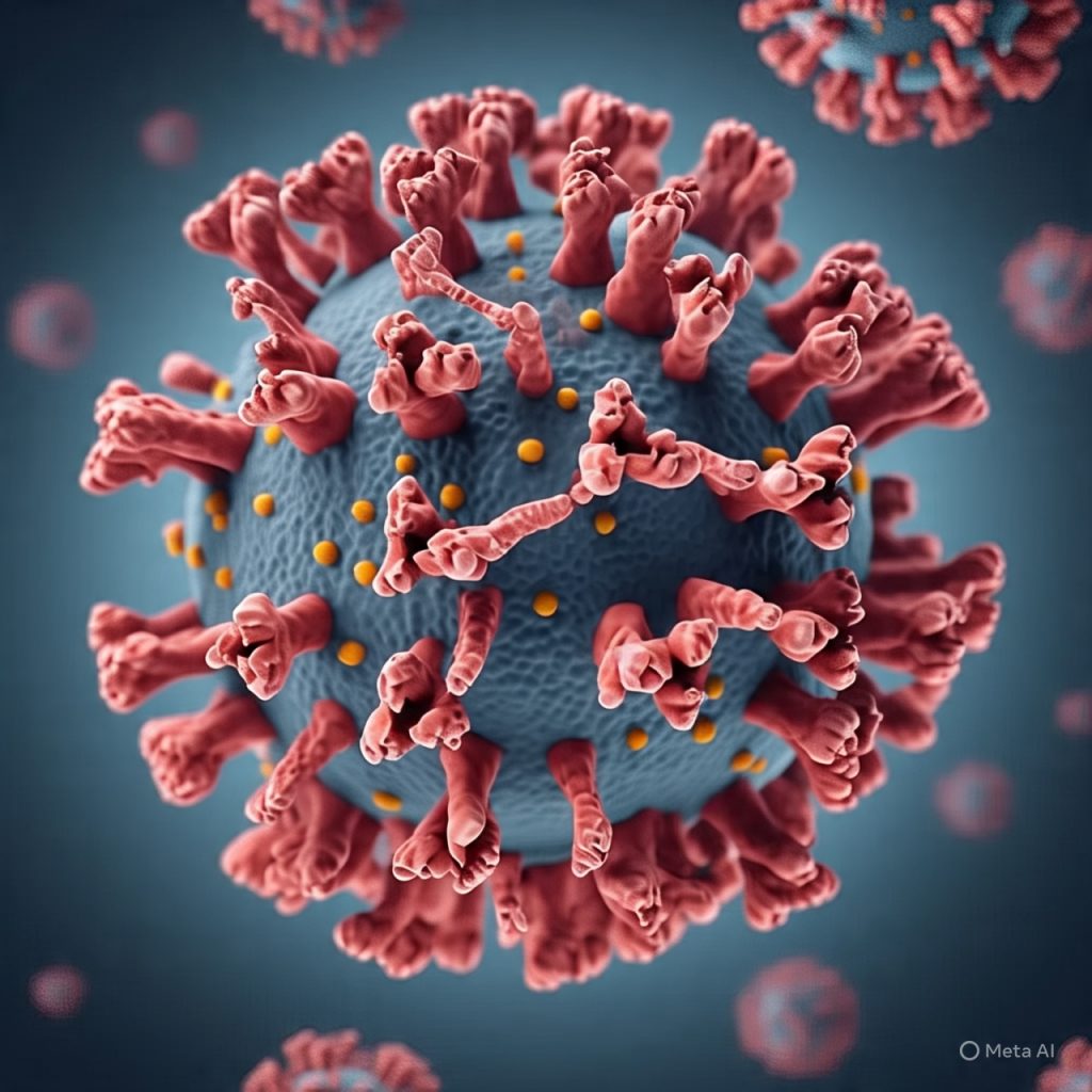 corona virus (symbolic image)
