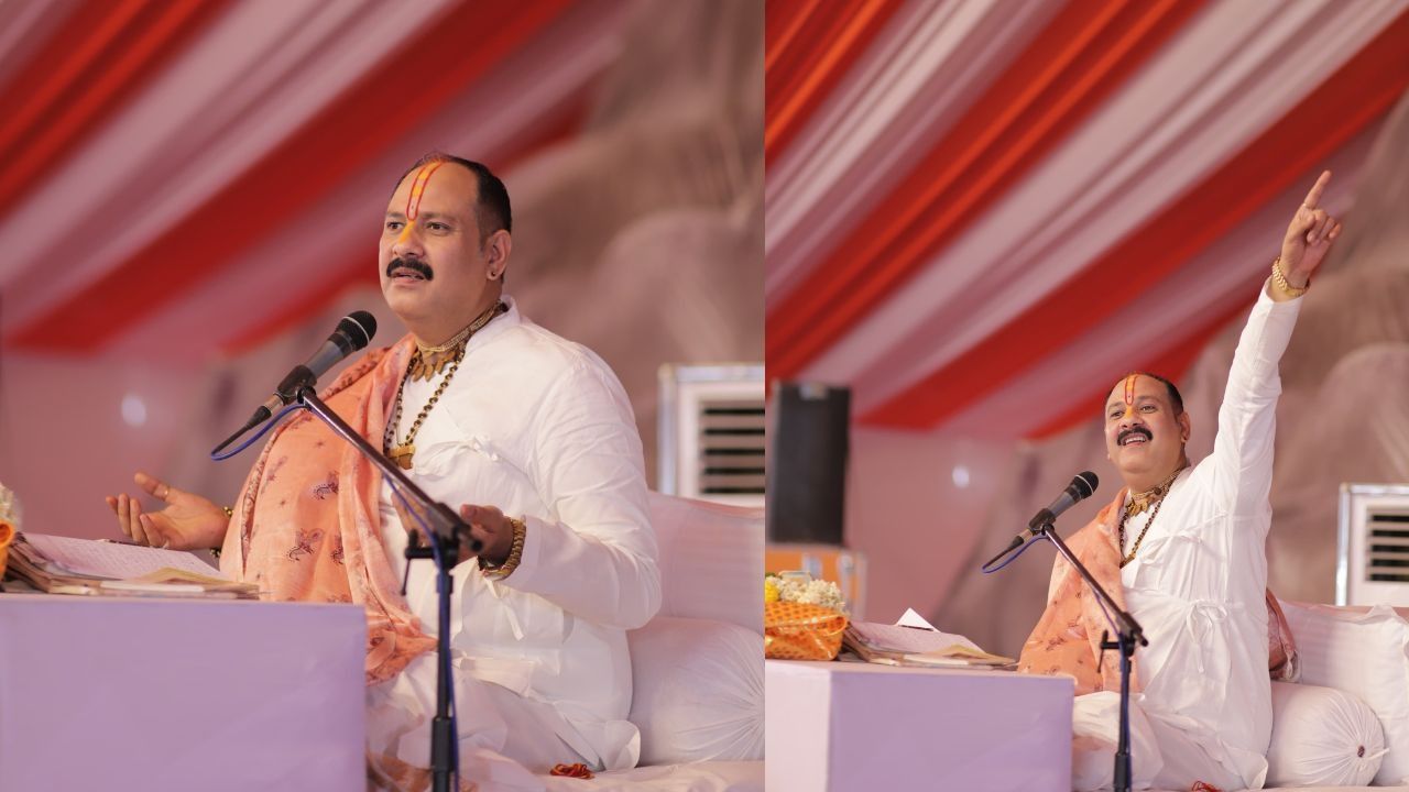 Jaipur: Pandit Pradeep Mishra advised women and girls to cover their navel