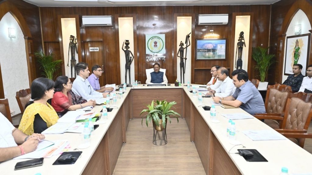 CM Vishnudev Sai held a review meeting of the Health Department