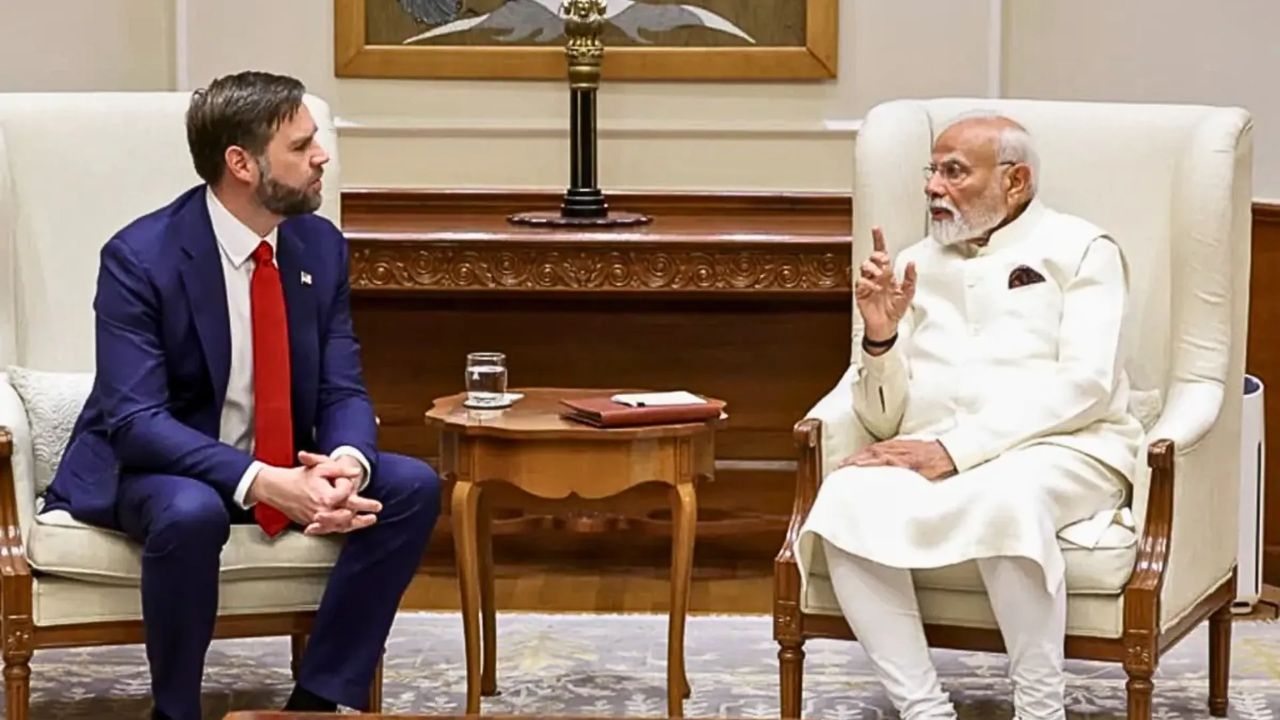 pm modi with jd vance