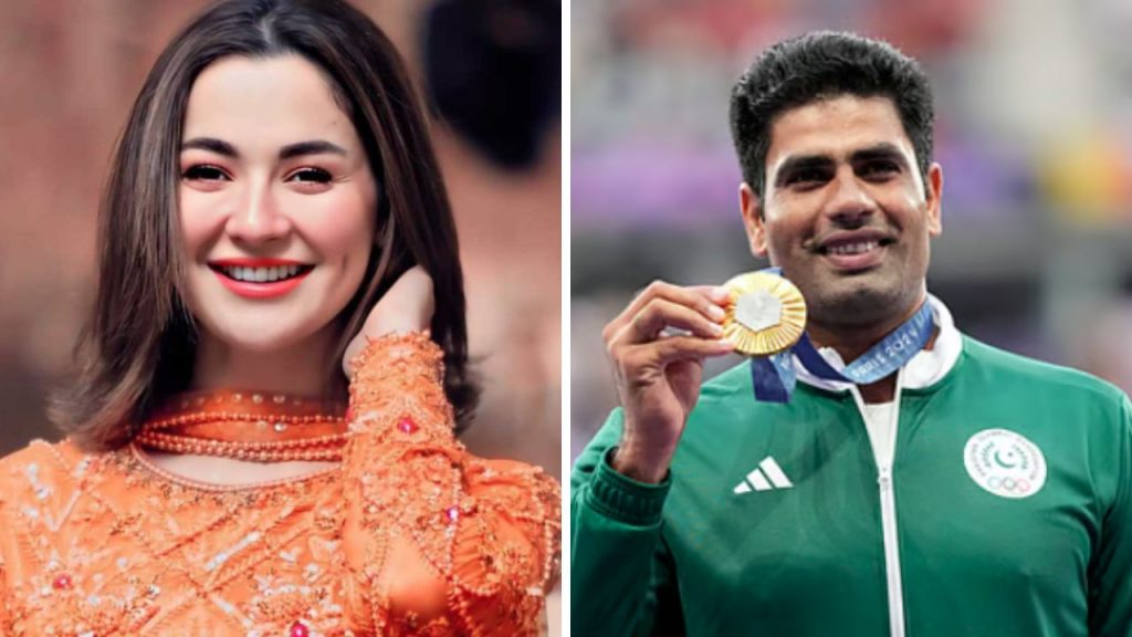 Hania Amir and Arshad Nadeem