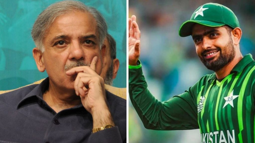 Shewaz Sharif and Babar Azam