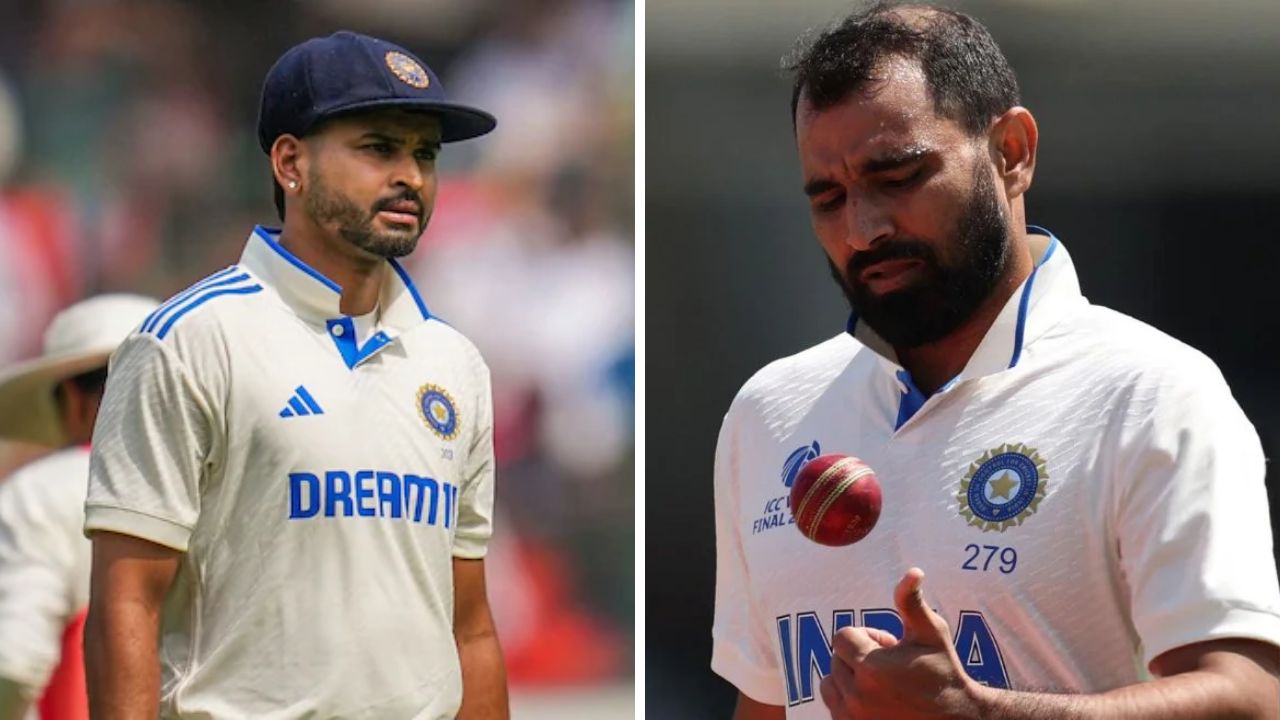 Shreyas Iyer and Mohammad Shami