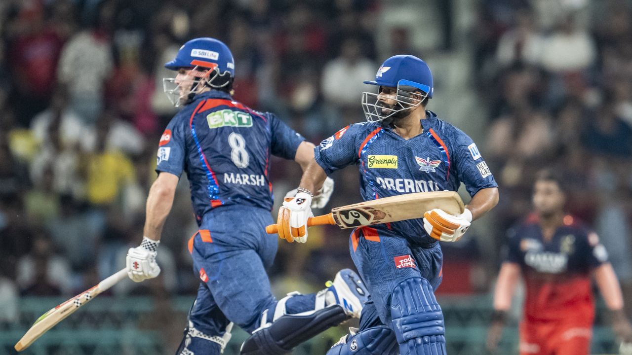 Rishabh Pant and Mitchell Marsh