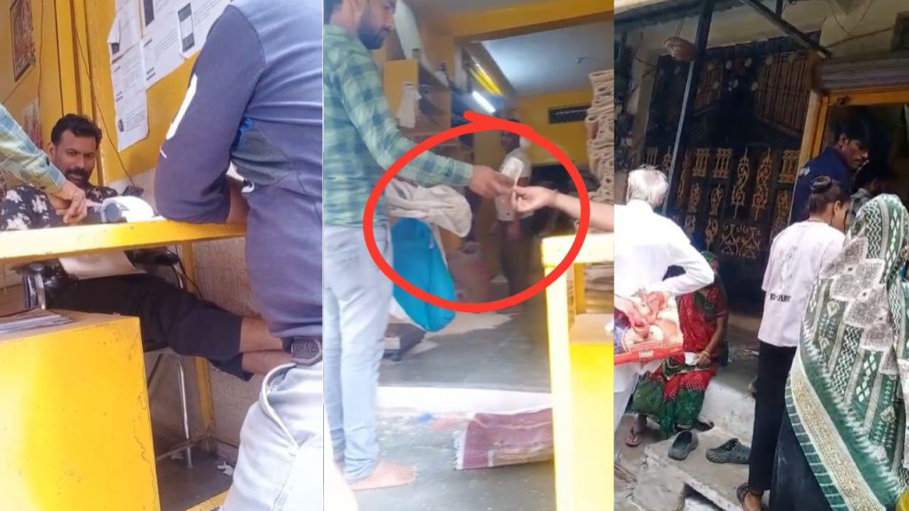 In Bhopal, the grains meant for the poor are being sold at low prices and supplied in the market.