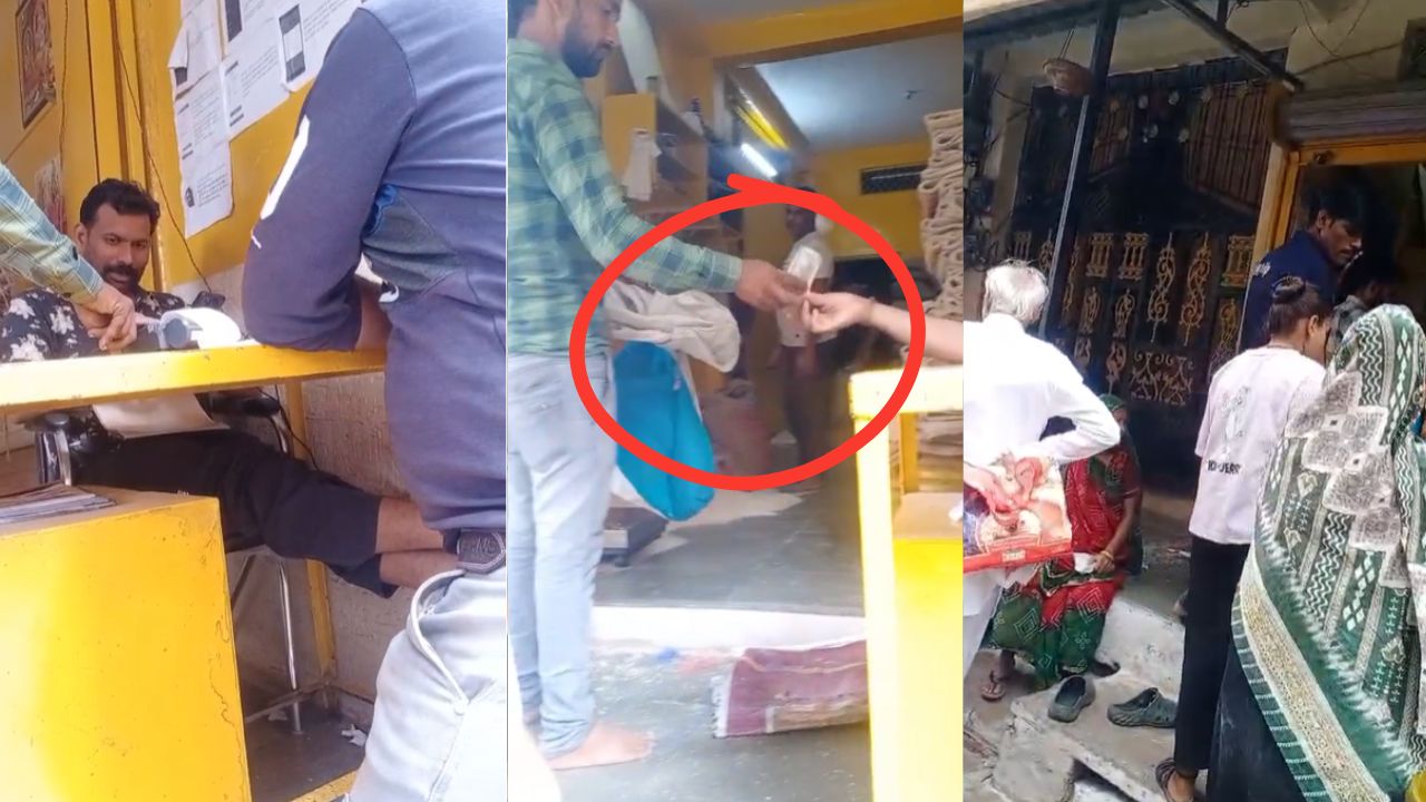 In Bhopal, the grains meant for the poor are being sold at low prices and supplied in the market.