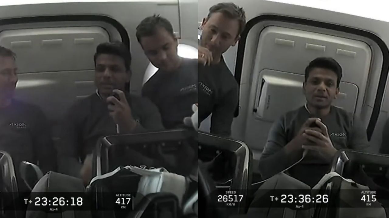 Indian astronaut Shubhanshu Shukla shared his experience from the spacecraft.