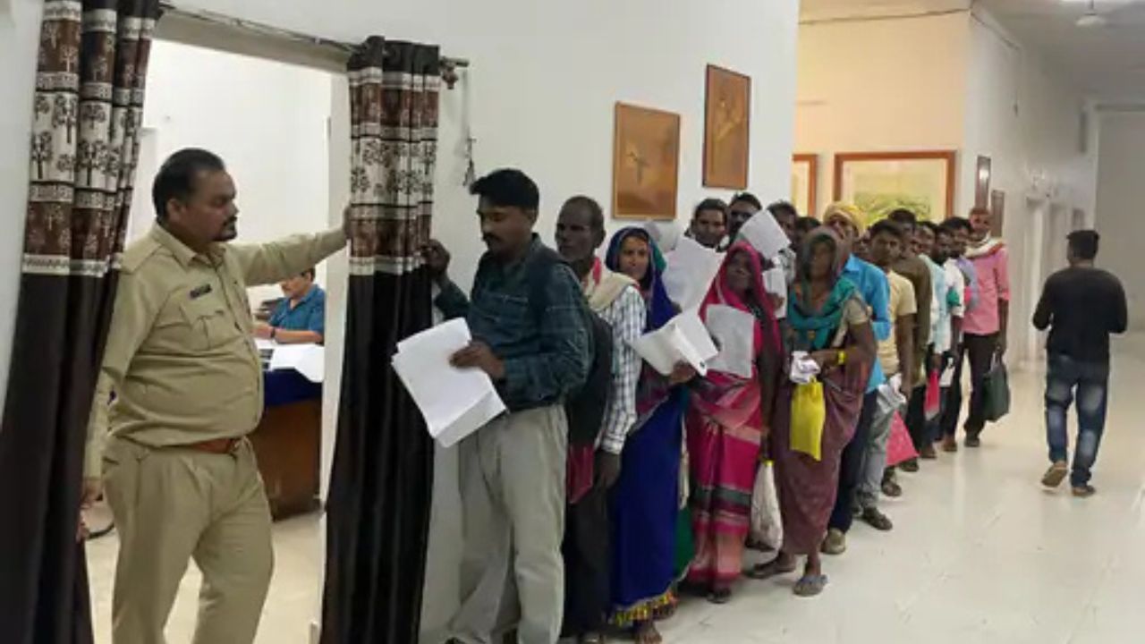 After the notice to vacate the land, the villagers reached the forest department office with a complaint.