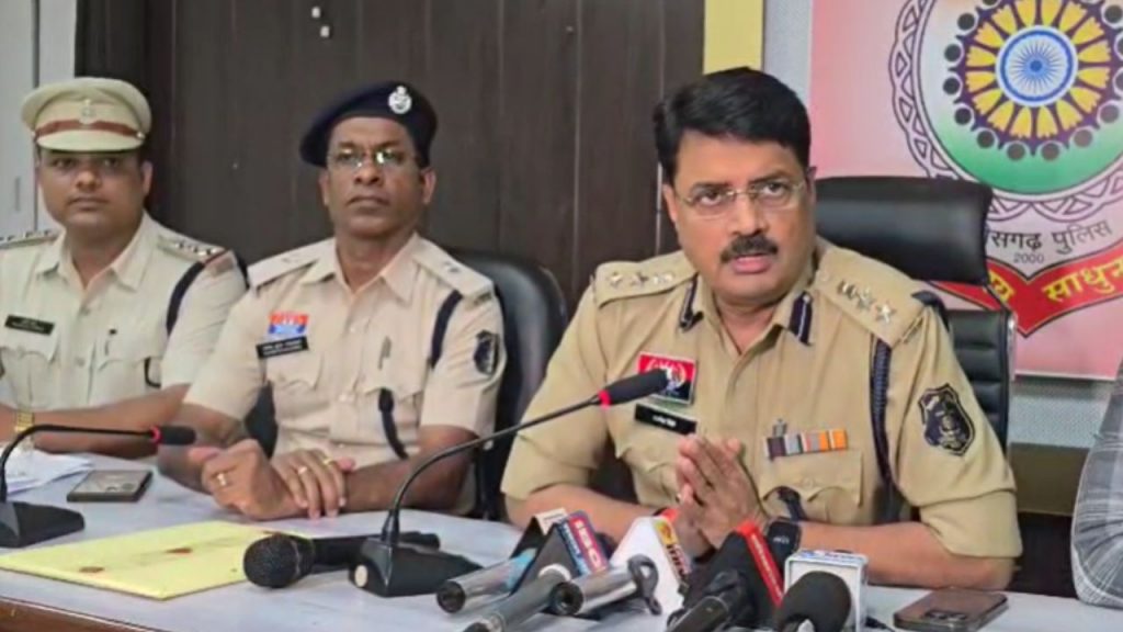 After the arrest of Babua Pandey, SSP informed the media about it.