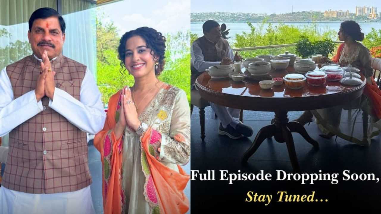 Kamiya Jani shared a photo with CM Mohan Yadav