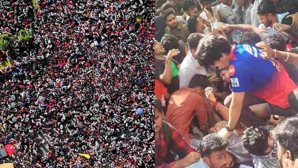 11 people were killed in a stampede at the M. Chinnaswamy Stadium in Bengaluru.