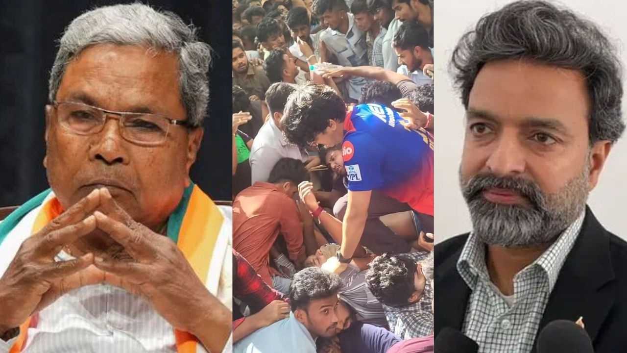 Stampede outside Chinnaswamy Stadium