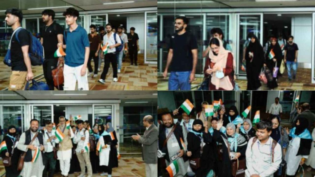 Indian citizens returned amid the Iran-Israel war.