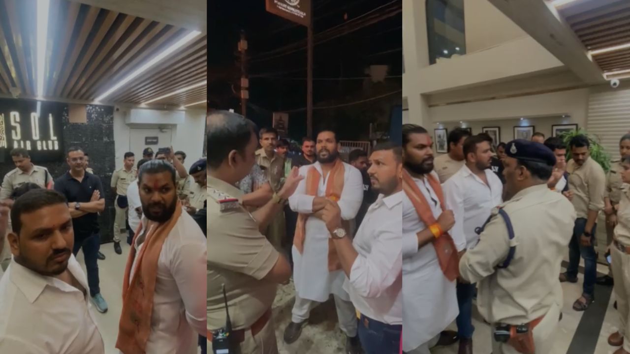 Bhopal: Bajrang Dal worker creates ruckus in Molecule Air Pub