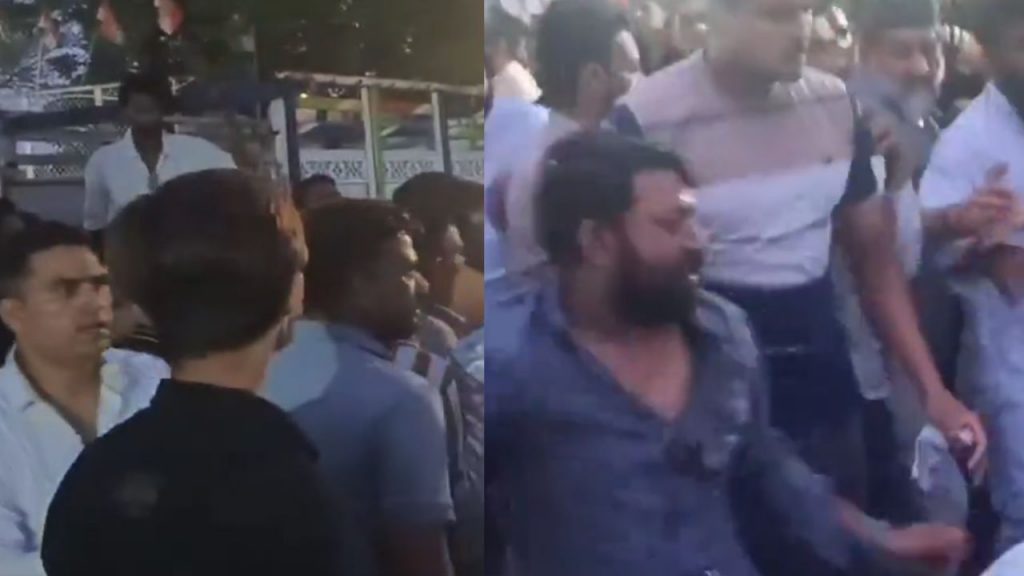 Bhopal: Fight breaks out between workers in Congress' 'Srijan Abhiyan'