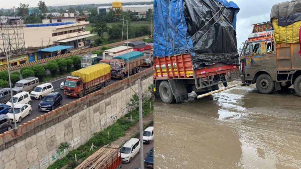 Indore-Dewas 32 km long jam, one person died of heart attack
