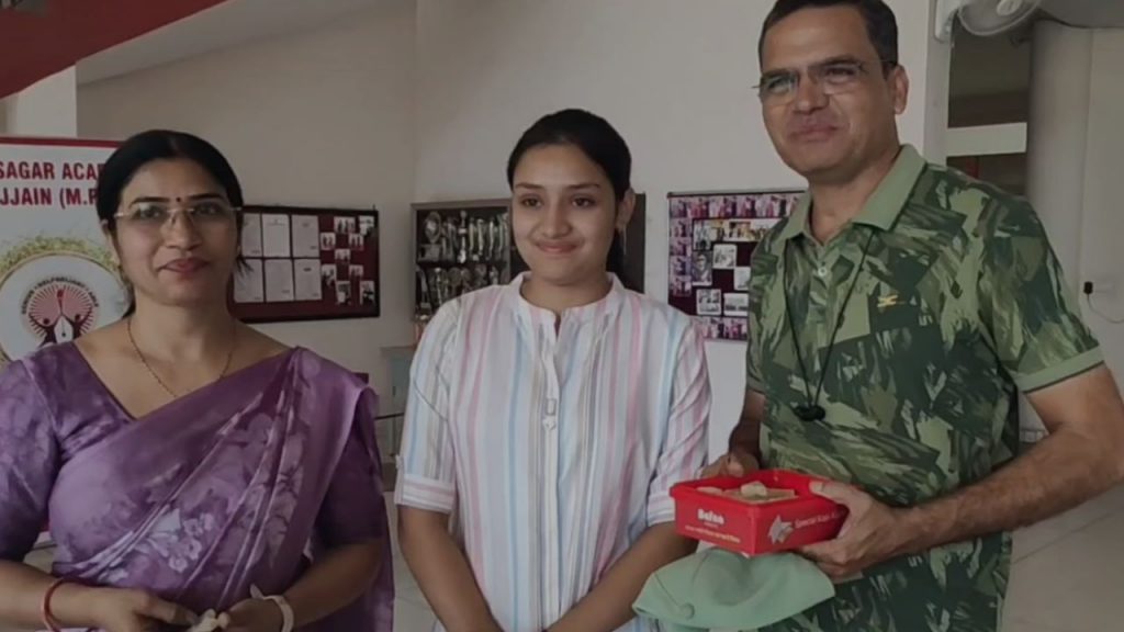 Navya Tiwari of Ujjain became the first flying officer from Madhya Pradesh