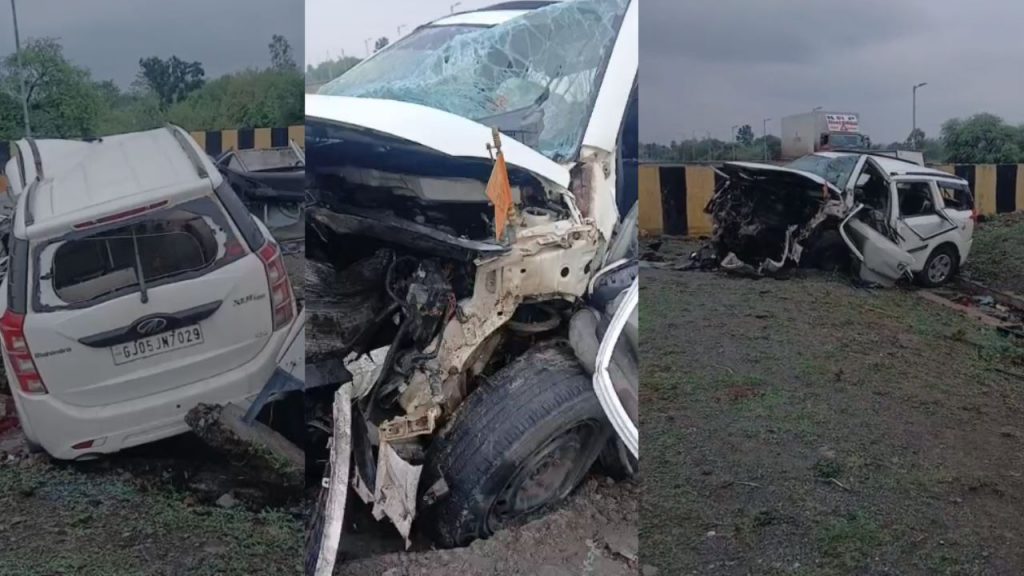 4 people died and 3 injured in Rajgarh road accident