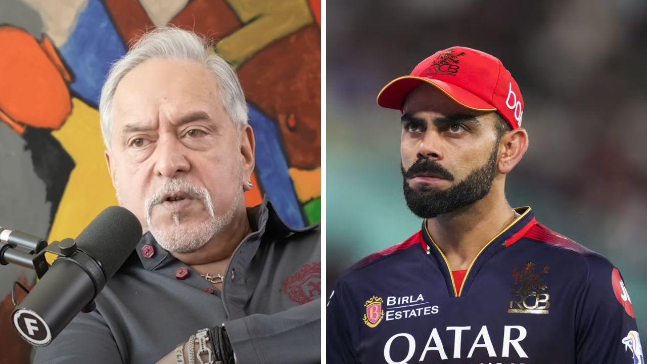 Vijay Mallya and Virat Kohli