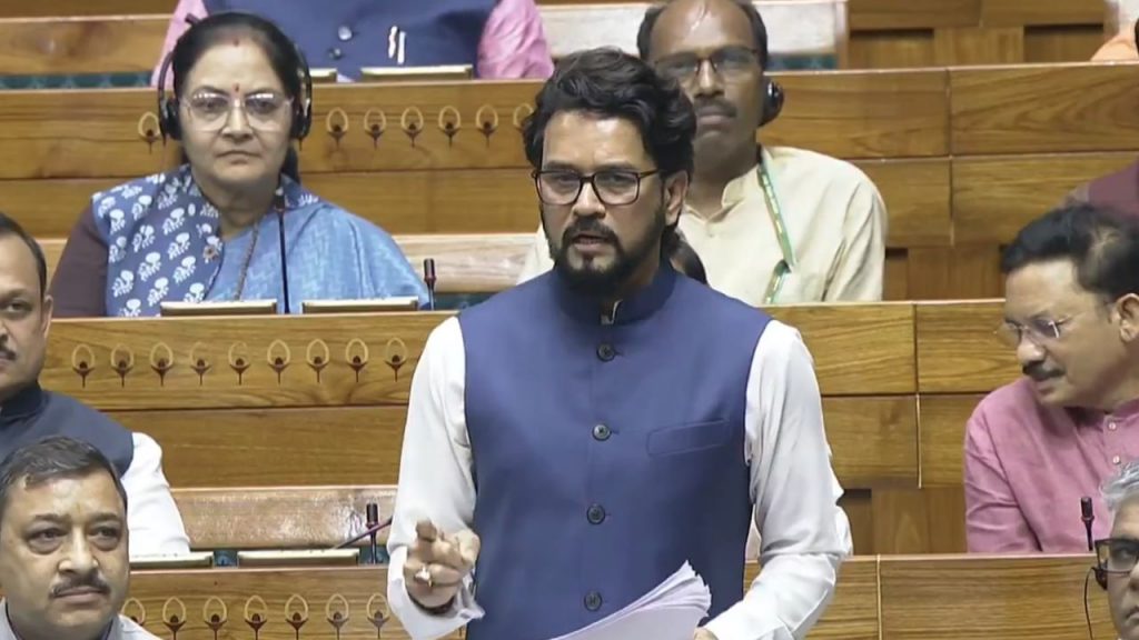 Anurag Thakur, BJP MP in Lok Sabha