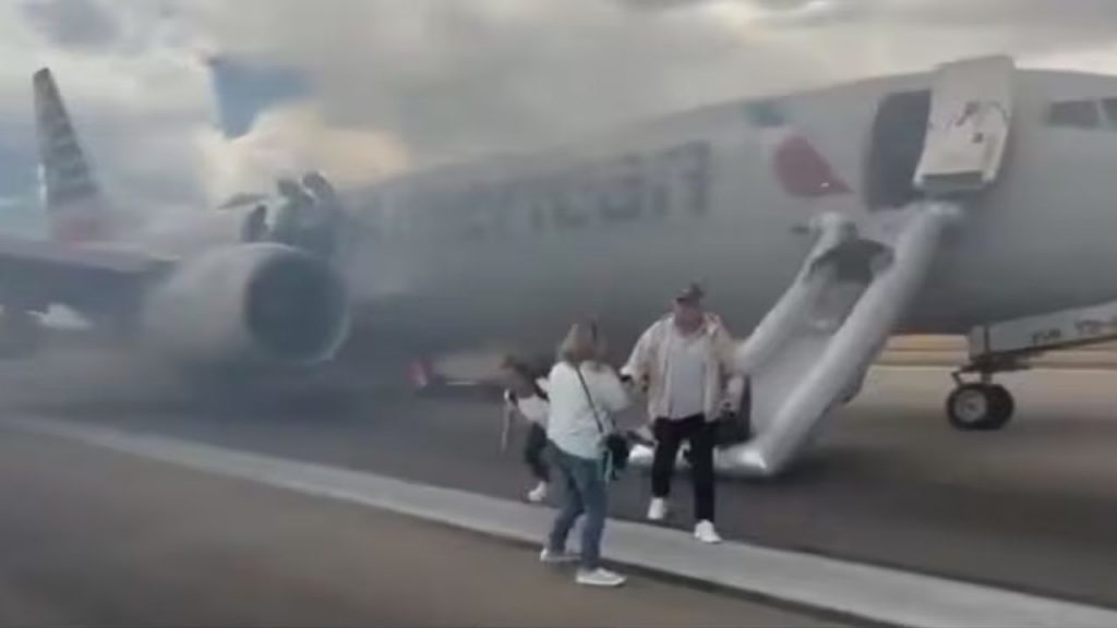 American Airlines Fire