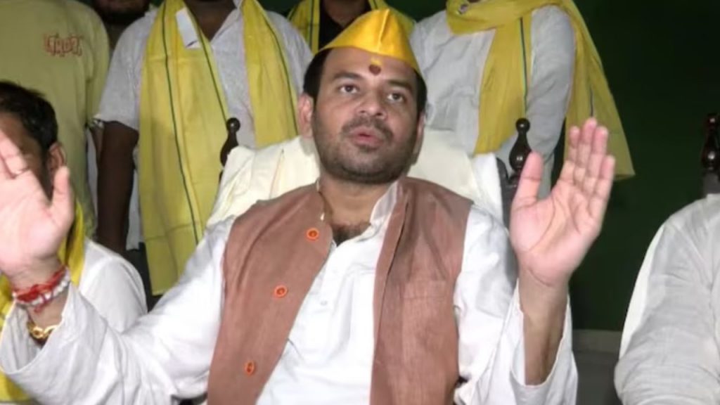 Tej Pratap Yadav speaking to media on winning 10-15 seats in Bihar Election 2025