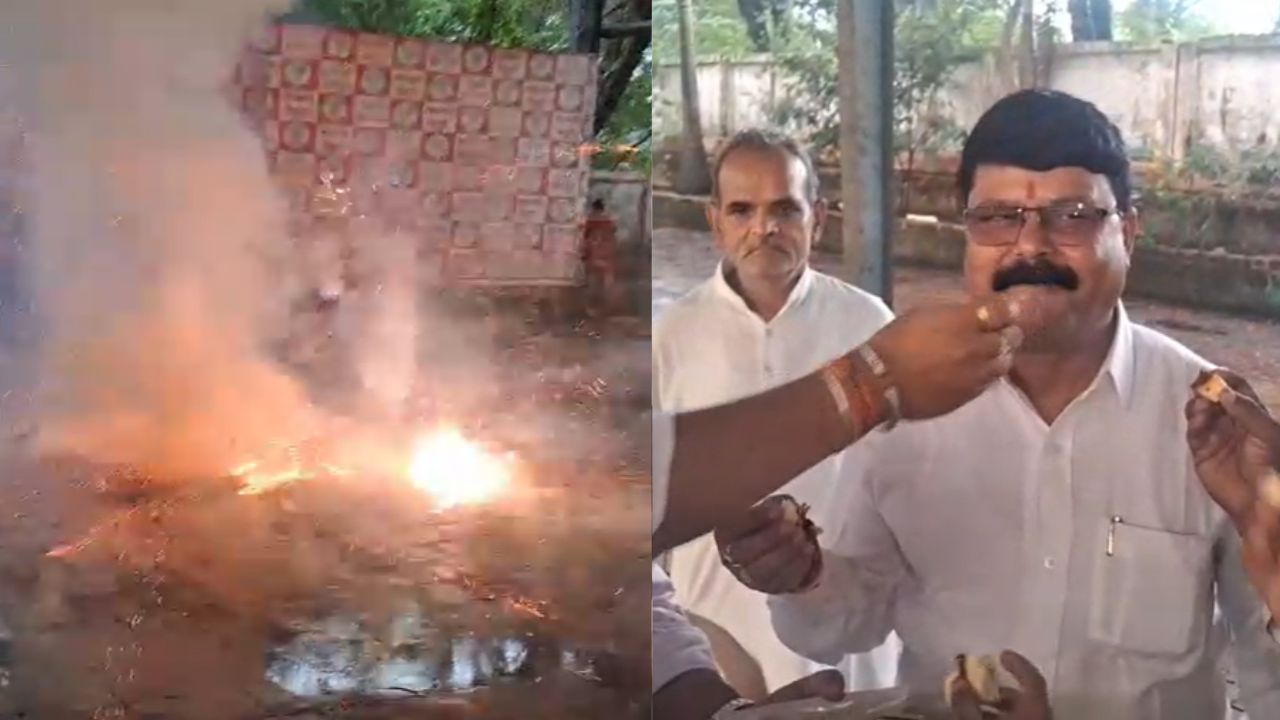 It is certain that Hemant Khandelwal will be elected as the BJP state president. In connection with this, there was a lot of fireworks in the BJP office in Betul.