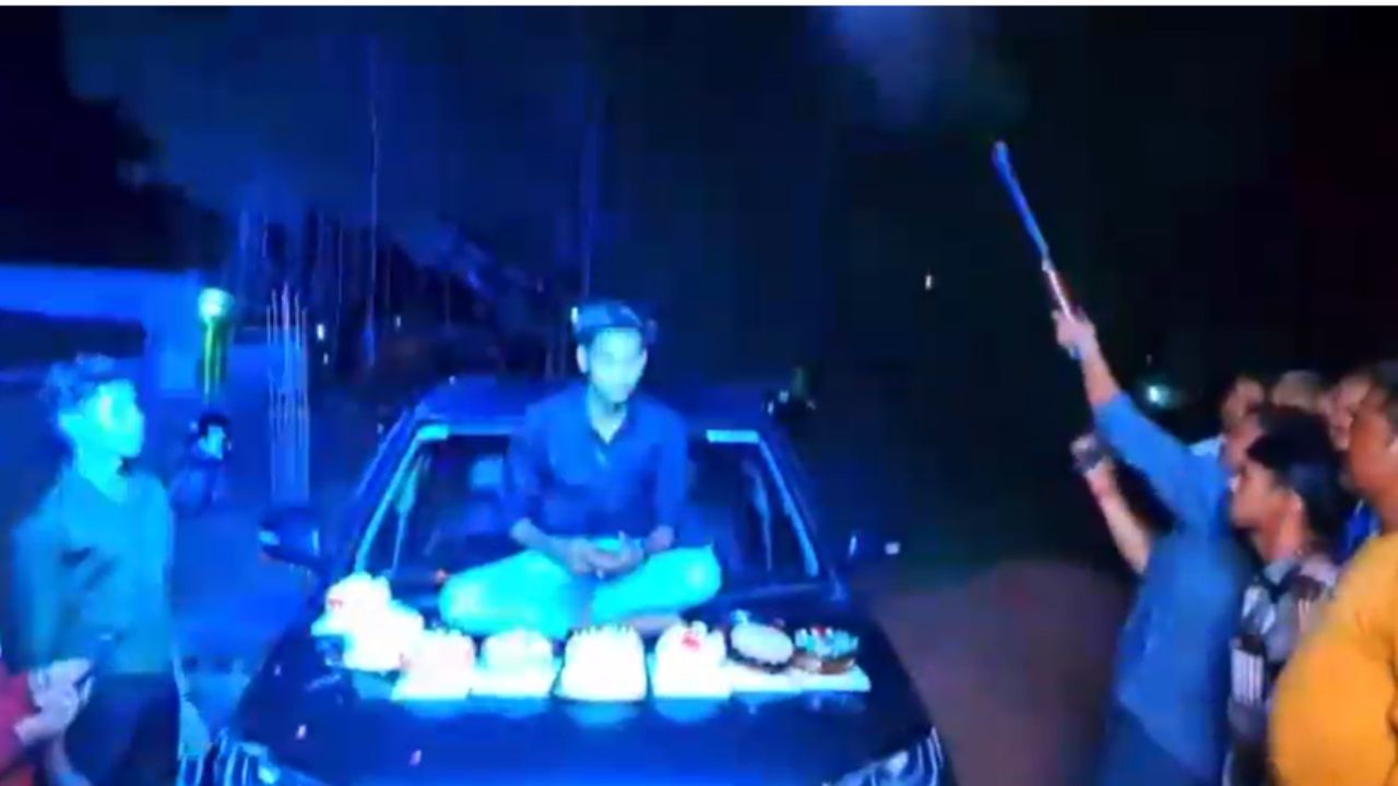 The murder accused indulged in celebratory firing in Shivpuri.