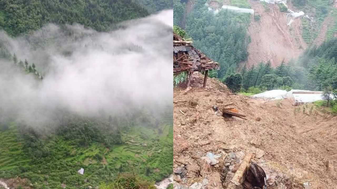 Cloud burst again in Himachal Pradesh.