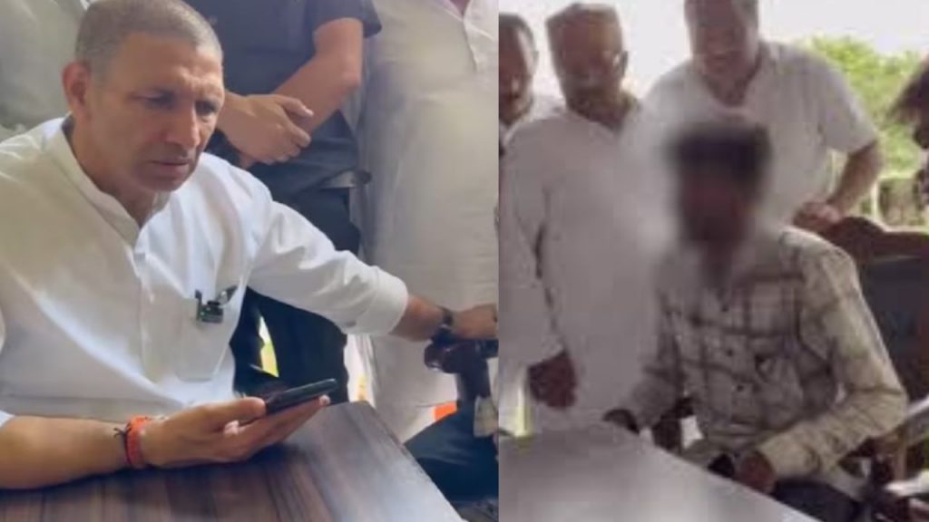 Congress protest in Ashoknagar against FIR against Jitu Patwari.