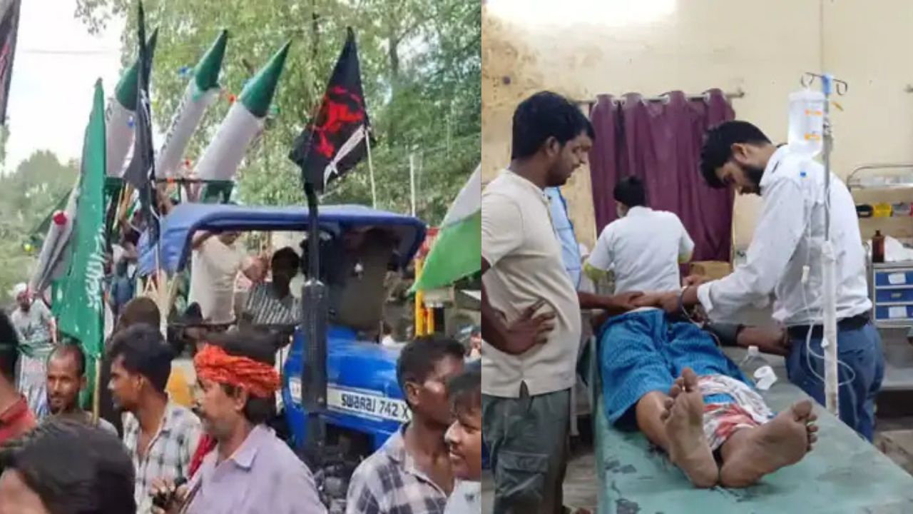 Violent clashes broke out during the Muharram procession in Gopalganj, Bihar.