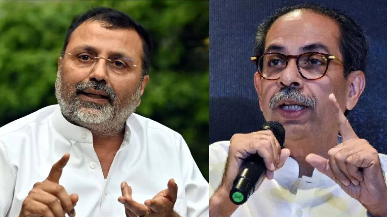Nishikant Dubey and Uddhav Thackeray(File Photo)