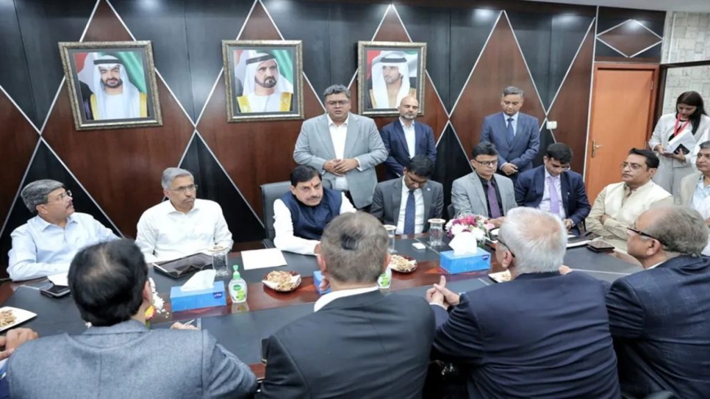 On Monday, CM Mohan Yadav discussed with investors in Dubai.