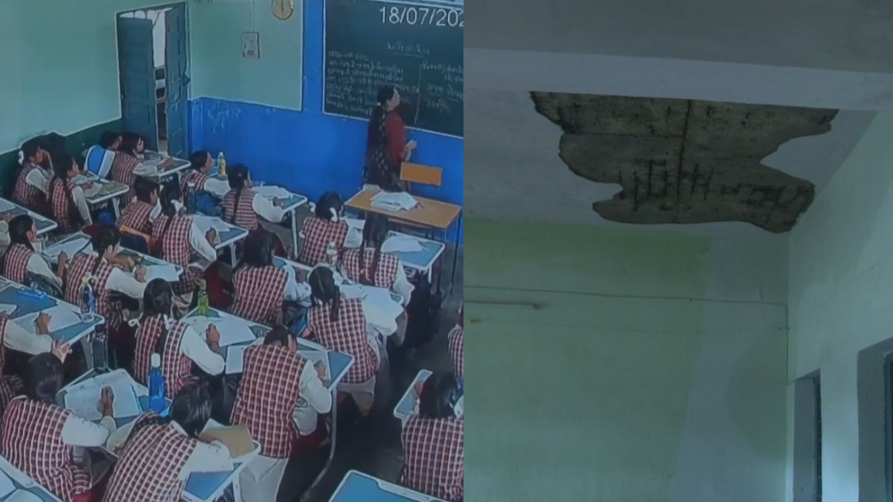 PM Shri narrowly escaped a major accident in the school.