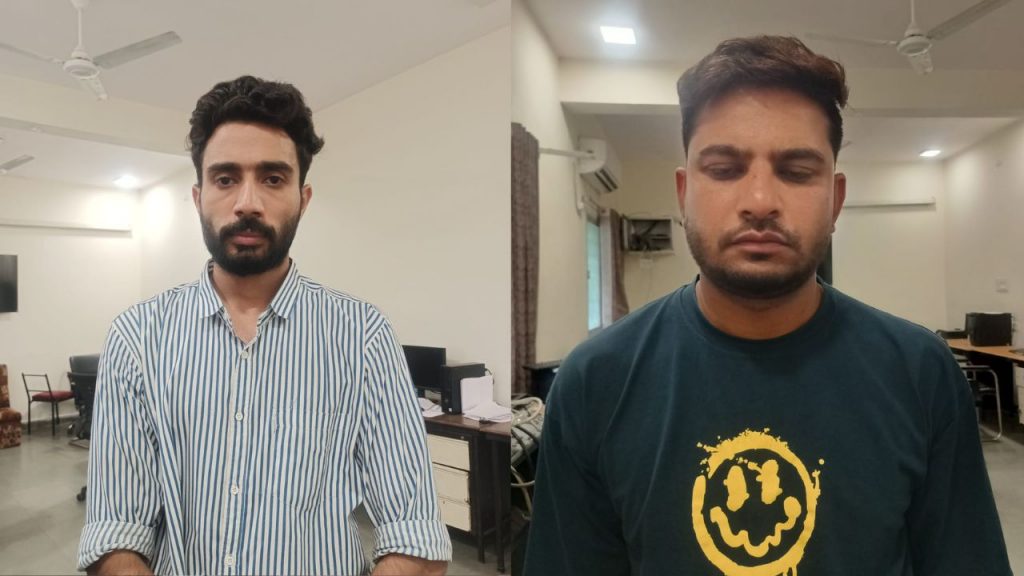 Crime Branch arrested two accused on charges of drug trafficking.