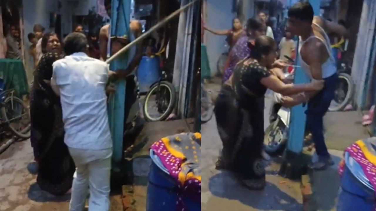 In Indore, the SI who had come to meet his married girlfriend was beaten up badly by the woman's family members.