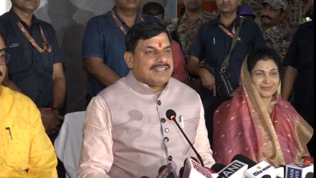 Chief Minister Dr. Mohan Yadav arrived today to inspect the ongoing work related to Bhopal Metro.