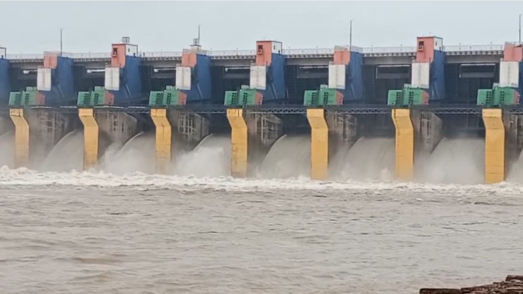 Water released from Indira Sagar Dam
