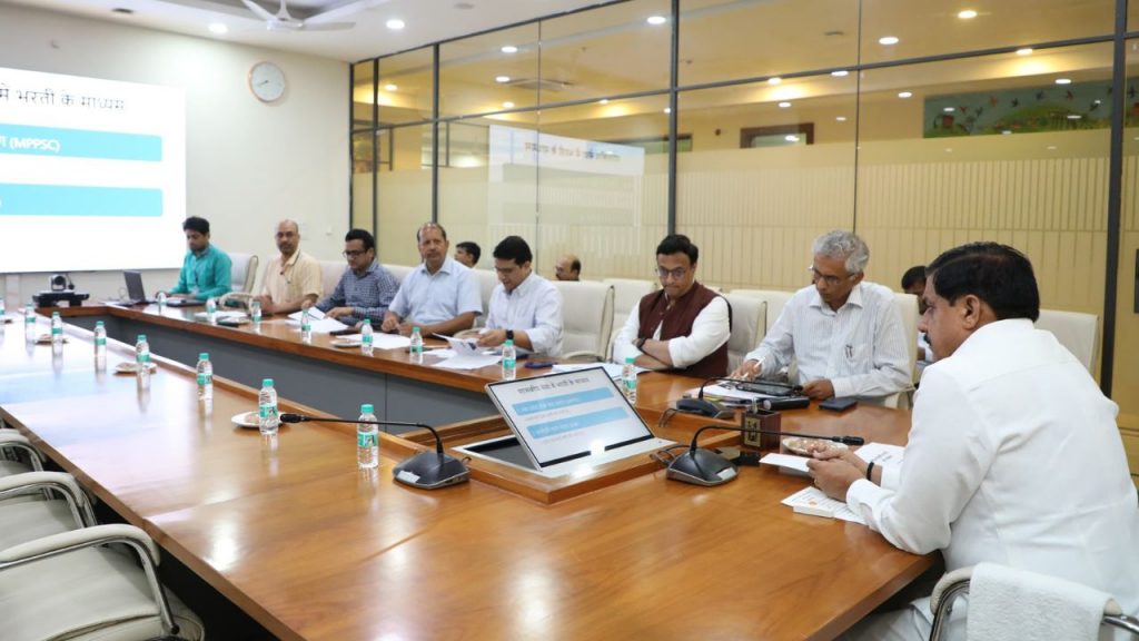CM Mohan Yadav held a review meeting