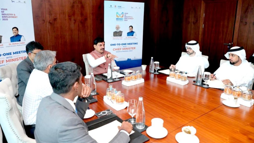 CM Mohan Yadav on Dubai tour