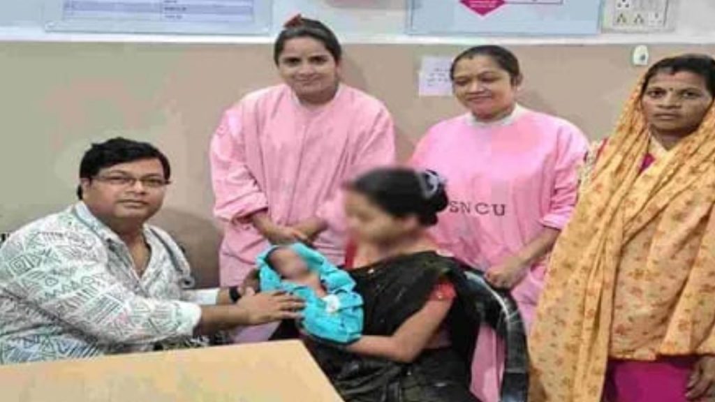 Shahdol: A 900 gram baby girl was born in just 7 months