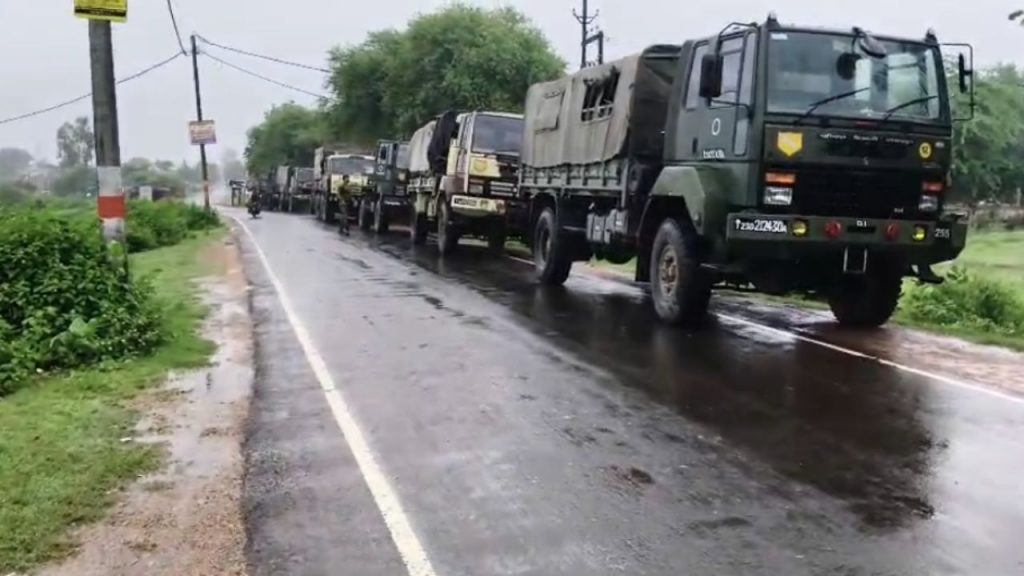 Shivpuri, situation worsened due to rain, army started rescue operation