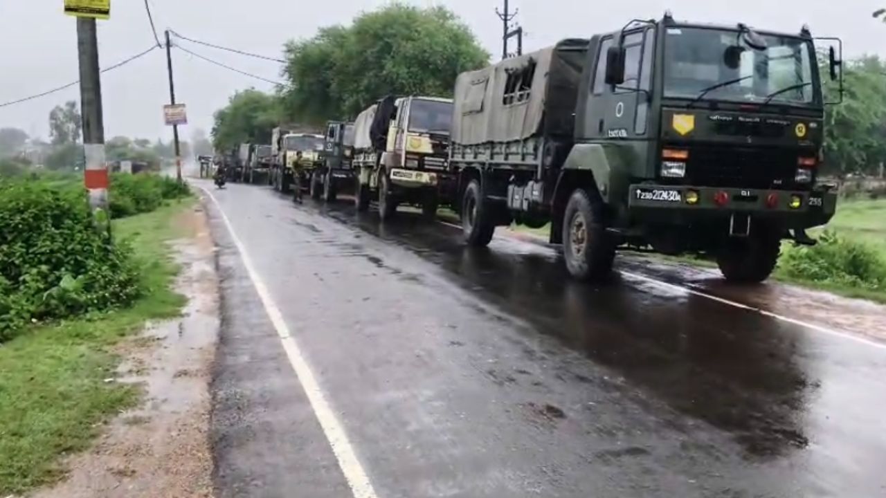 Shivpuri, situation worsened due to rain, army started rescue operation