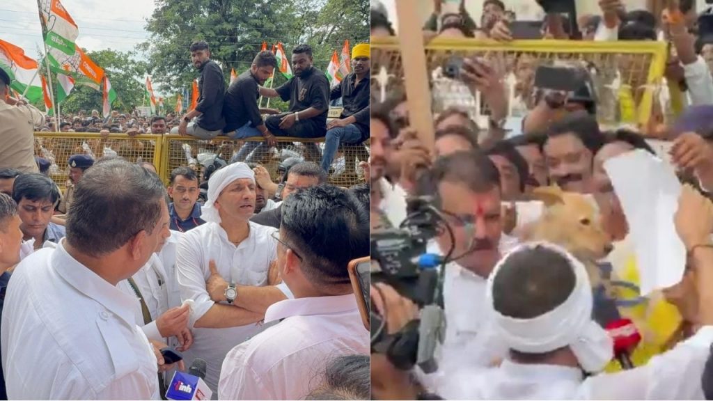 Chhindwara Congress Protest