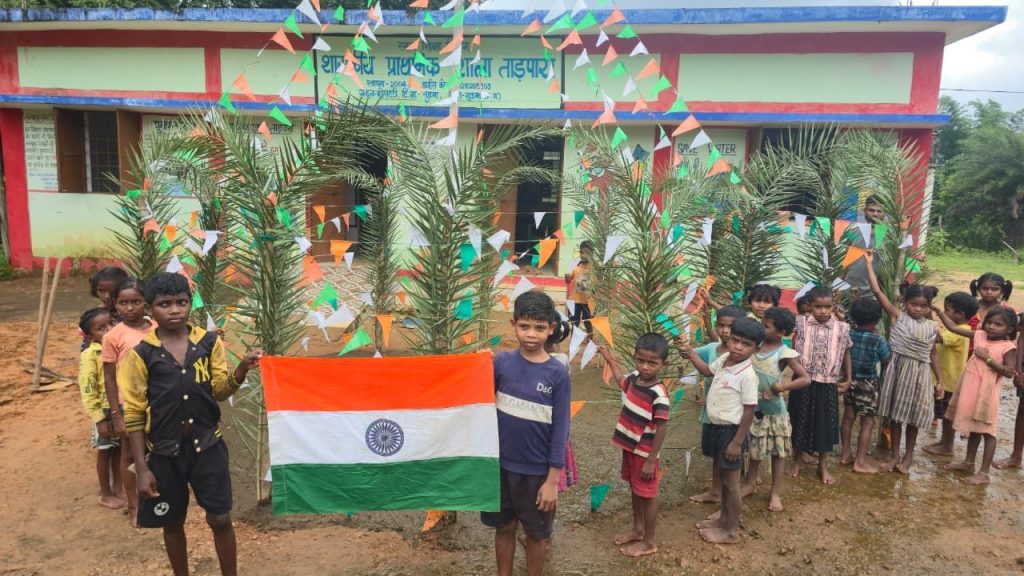 First time flag hosting in Badesatti