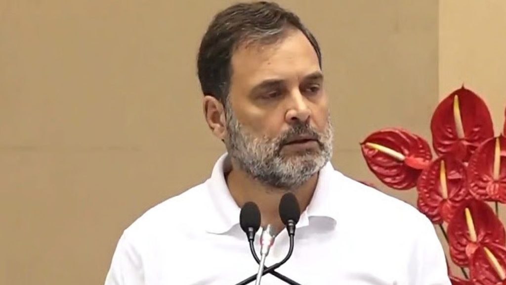 Congress leader Rahul Gandhi