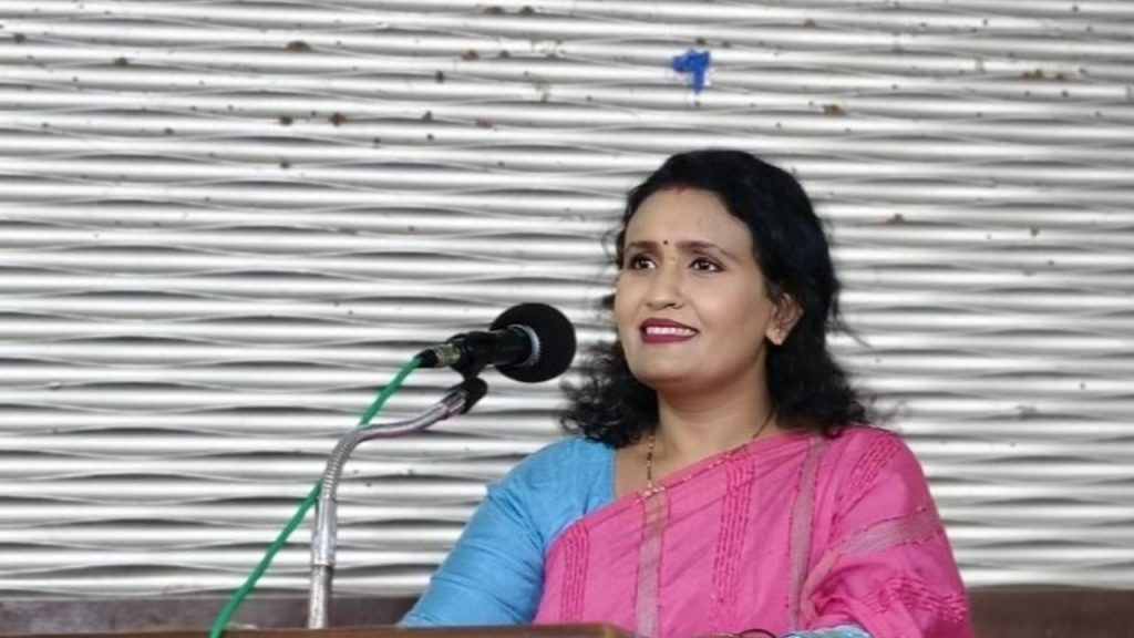 Kavita Laria, daughter-in-law of BJP MLA Pradeep Laria.