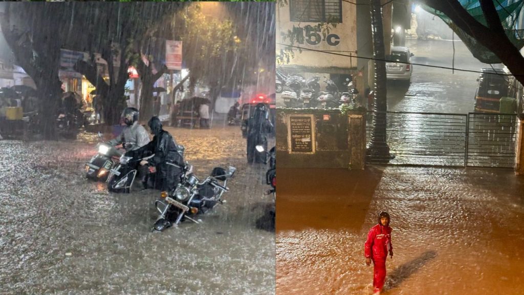 Zomato delivery boy arrived with the order amidst rain in Mumbai.