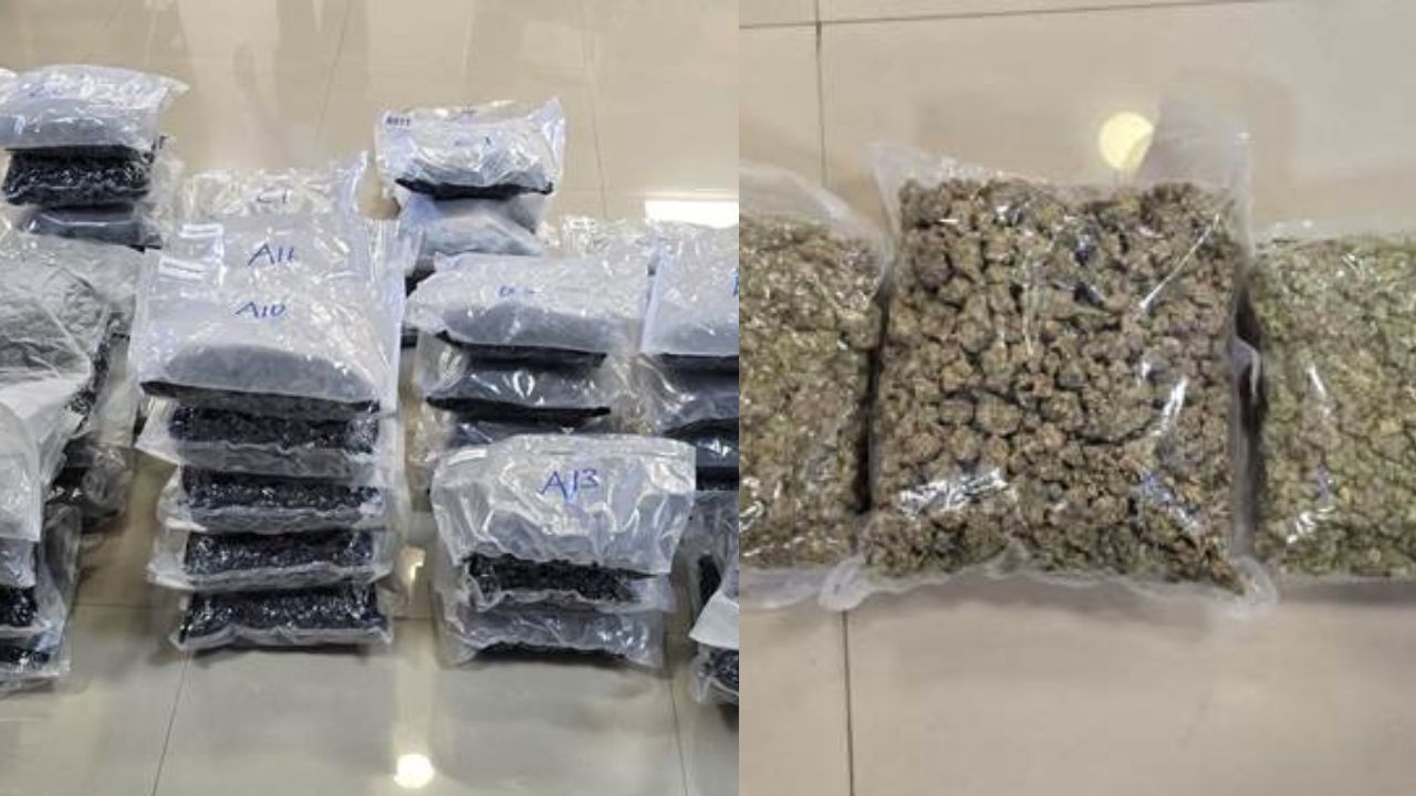 DRI recovered a consignment of drugs.