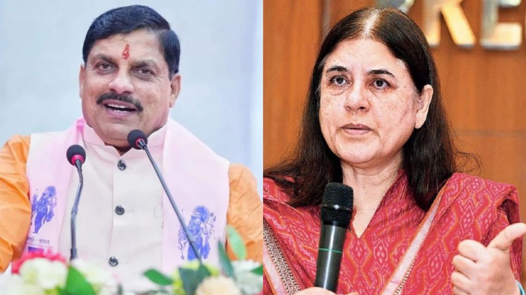 CM Mohan Yadav and Maneka Gandhi(File Photo)